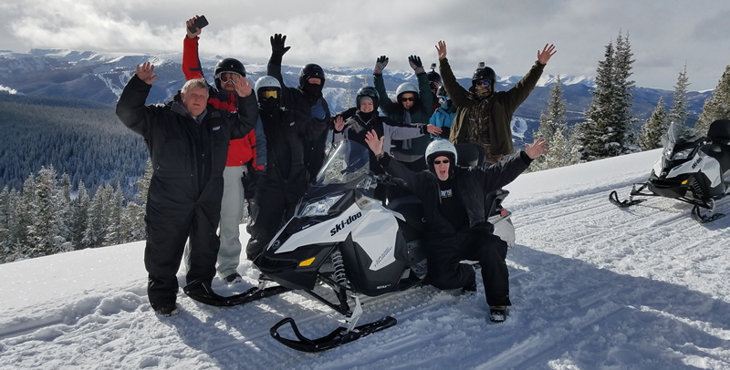 DNN Summit snow mobiling 