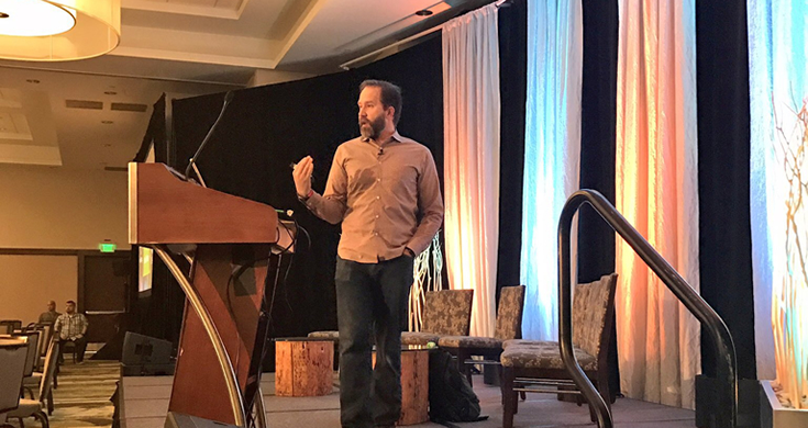 Scott Hanselman speaking at DNN Summit 2017